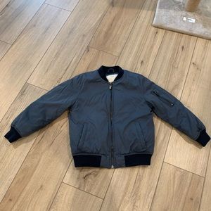 ZARA BOYS Bomber Jacket sz 7 Navy blue